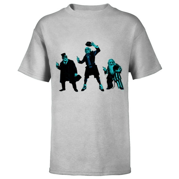 Disney Haunted Mansion Movie Hitchhiking Ghosts Trio - Short Sleeve T-Shirt for Kids - Customized-Athletic Heather