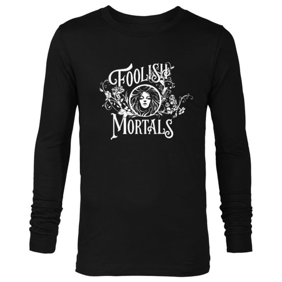 Disney Haunted Mansion Movie Madame Leota Foolish Mortals - Long Sleeve T-Shirt for Men - Customized-Black