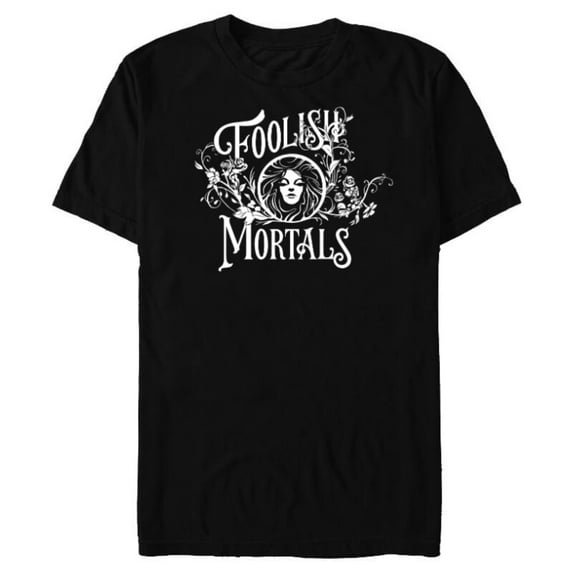 Disney Haunted Mansion Movie Madame Leota Foolish Mortals - Short Sleeve Blended T-Shirt for Adults - Customized-Black