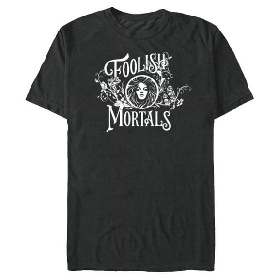 Disney Haunted Mansion Movie Madame Leota Foolish Mortals - Short Sleeve Blended T-Shirt for Adults - Customized-Dark Heather