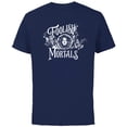 thumbnail image 1 of Disney Haunted Mansion Movie Madame Leota Foolish Mortals - Short Sleeve Cotton T-Shirt for Adults - Customized-Navy, 1 of 5