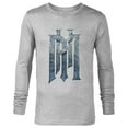 thumbnail image 1 of Disney Haunted Mansion Official Live-Action Movie H.M. Logo - Long Sleeve T-Shirt for Men - Customized-Athletic Heather, 1 of 5