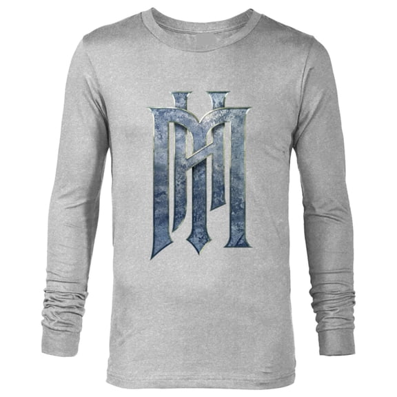 Disney Haunted Mansion Official Live-Action Movie H.M. Logo - Long Sleeve T-Shirt for Men - Customized-Athletic Heather