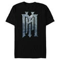 thumbnail image 1 of Disney Haunted Mansion Official Live-Action Movie H.M. Logo - Short Sleeve Blended T-Shirt for Adults - Customized-Black, 1 of 5