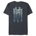 thumbnail image 1 of Disney Haunted Mansion Official Live-Action Movie H.M. Logo - Short Sleeve Blended T-Shirt for Adults - Customized-Navy Heather, 1 of 5