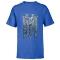 thumbnail image 1 of Disney Haunted Mansion Official Live-Action Movie H.M. Logo - Short Sleeve T-Shirt for Kids - Customized-Royal, 1 of 5