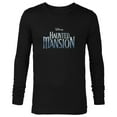 thumbnail image 1 of Disney Haunted Mansion Official Live-Action Movie Logo - Long Sleeve T-Shirt for Men - Customized-Black, 1 of 5