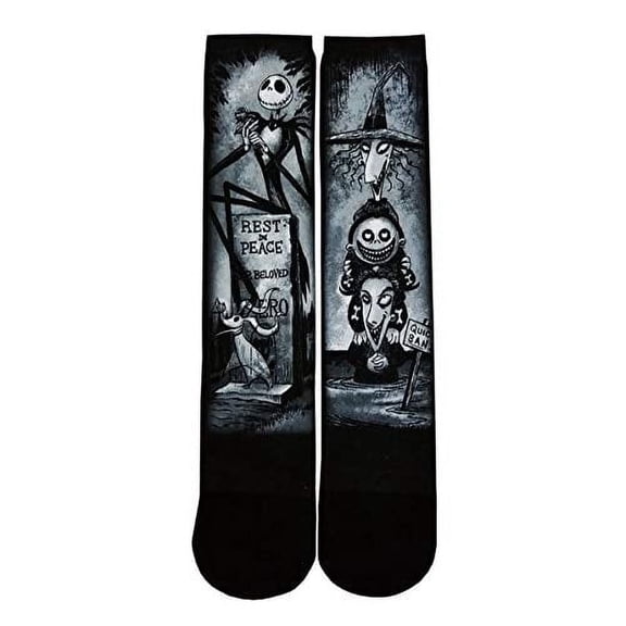 Disney Haunted Mansion Panel Socks