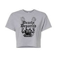 thumbnail image 1 of Disney - Haunted Mansion Parks Attraction - Dearly Departed - Juniors Cropped Cotton Blend T-Shirt, 1 of 5