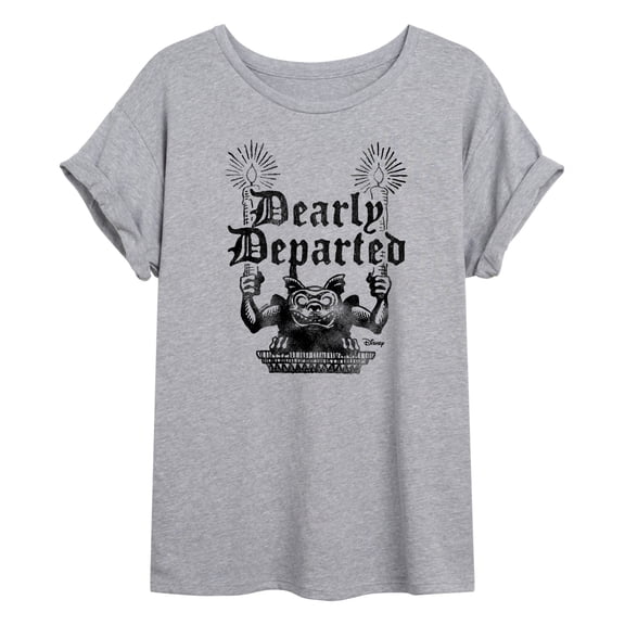 Disney - Haunted Mansion Parks Attraction - Dearly Departed - Women's Oversized T-Shirt