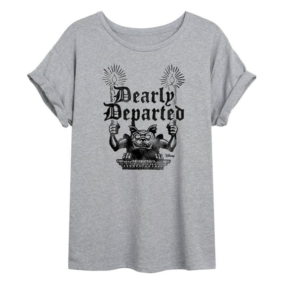 Disney - Haunted Mansion Parks Attraction - Dearly Departed - Women's Oversized T-Shirt