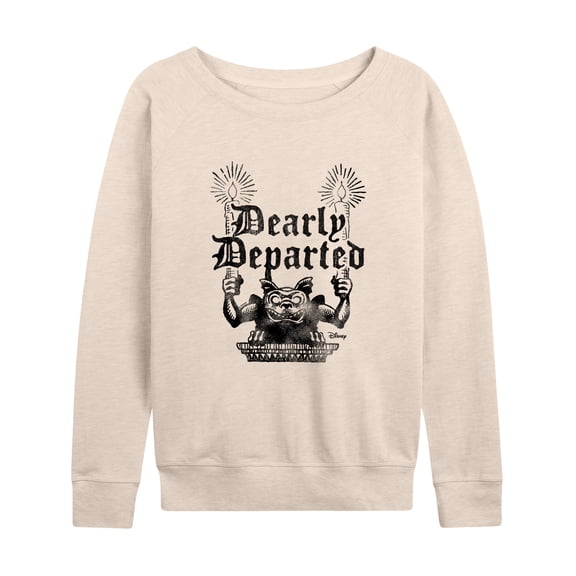 Disney - Haunted Mansion Parks Attraction - Dearly Departed - Women's Lightweight French Terry Long Sleeve Shirt