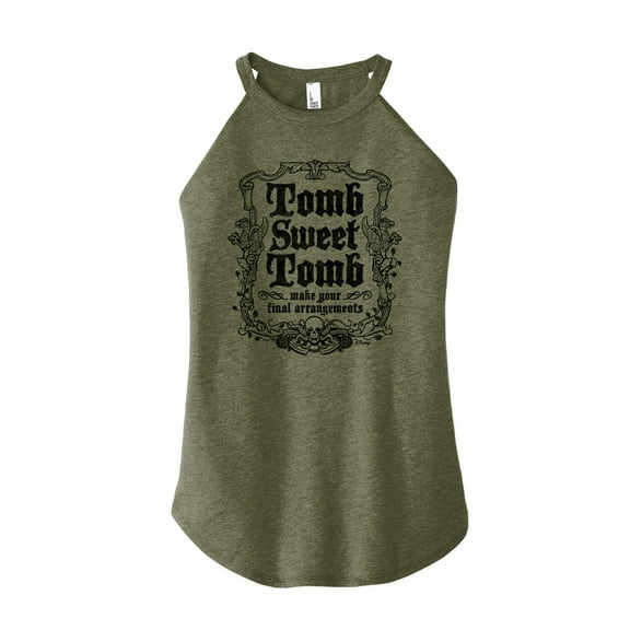 Disney - Haunted Mansion Parks Attraction - Tomb Sweet Tomb - Juniors High Neck Tank Top