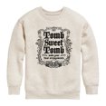 thumbnail image 1 of Disney - Haunted Mansion Parks Attraction - Tomb Sweet Tomb - Toddler & Youth Crewneck Fleece Sweatshirt, 1 of 5