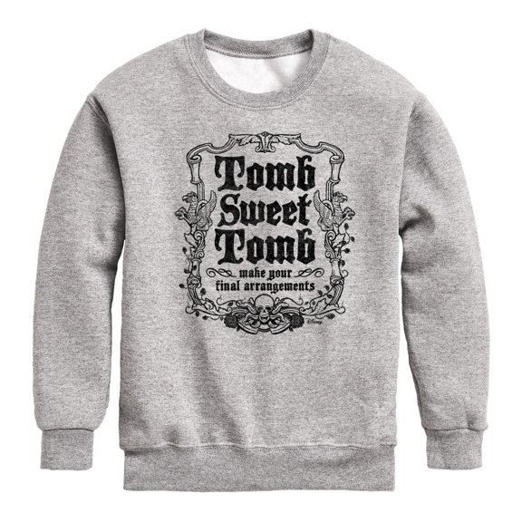 Disney - Haunted Mansion Parks Attraction - Tomb Sweet Tomb - Toddler & Youth Crewneck Fleece Sweatshirt