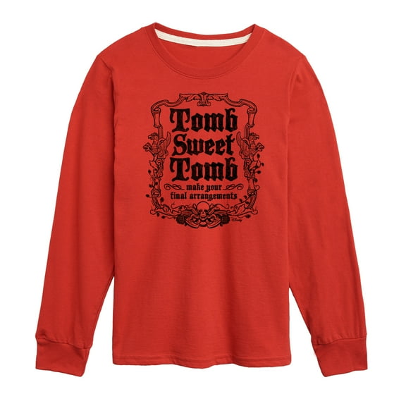 Disney - Haunted Mansion Parks Attraction - Tomb Sweet Tomb - Toddler & Youth Long Sleeve Graphic T-Shirt