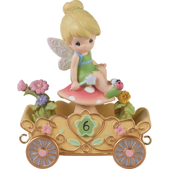 Precious Moments Disney Birthday Parade Have A Fairy Happy Birthday, Age 6, Figurine, 1 Each