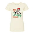 thumbnail image 1 of Disney - Have A Goofy Holiday - Juniors Fitted Graphic T-Shirt, 1 of 5