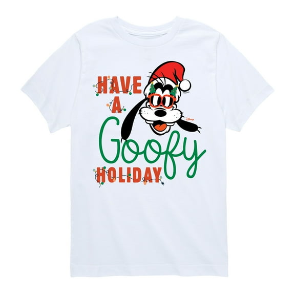 Disney - Have A Goofy Holiday - Toddler & Youth Short Sleeve Graphic T-Shirt