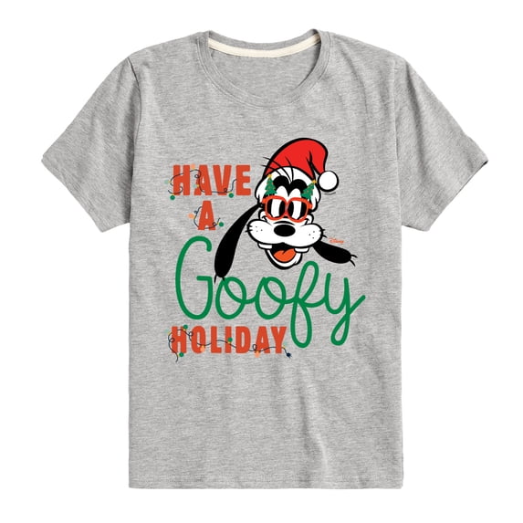 Disney - Have A Goofy Holiday - Toddler & Youth Short Sleeve Graphic T-Shirt