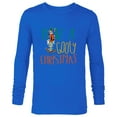 thumbnail image 1 of Disney Have a Goofy Christmas Tangled Lights Funny - Long Sleeve T-Shirt for Men - Customized-Navy, 1 of 5
