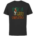 thumbnail image 1 of Disney Have a Goofy Christmas Tangled Lights Funny - Short Sleeve Cotton T-Shirt for Adults - Customized-Black, 1 of 5