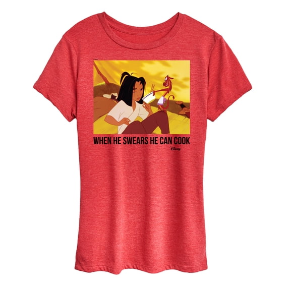 Disney - He Can Cook Mulan - Women's Short Sleeve Graphic T-Shirt