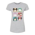 thumbnail image 1 of Disney - Heads - Juniors Fitted Graphic T-Shirt, 1 of 5