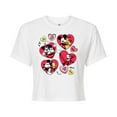 thumbnail image 1 of Disney - Heart Grid - Cropped Tee, 1 of 4