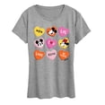thumbnail image 1 of Disney - Heart Grid - Women's Short Sleeve Graphic T-Shirt, 1 of 4