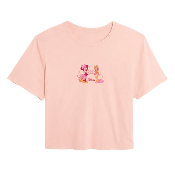 Disney - Heart Hands Cropped Graphic T-Shirt