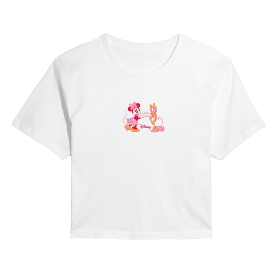 Disney - Heart Hands Cropped Graphic T-Shirt