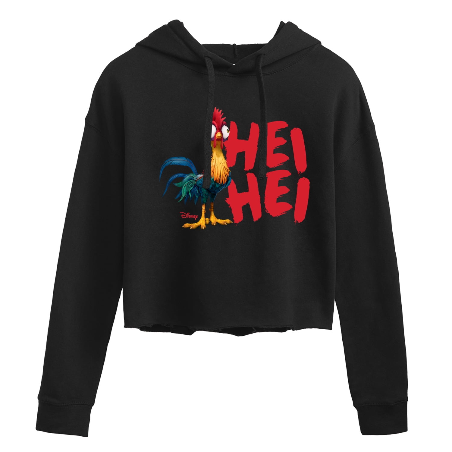 Disney - Hei Hei - Juniors Cropped Pullover Hoodie - Walmart.com