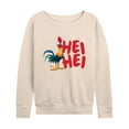 thumbnail image 1 of Disney - Hei Hei  - Women's Lightweight French Terry Long Sleeve Shirt, 1 of 4