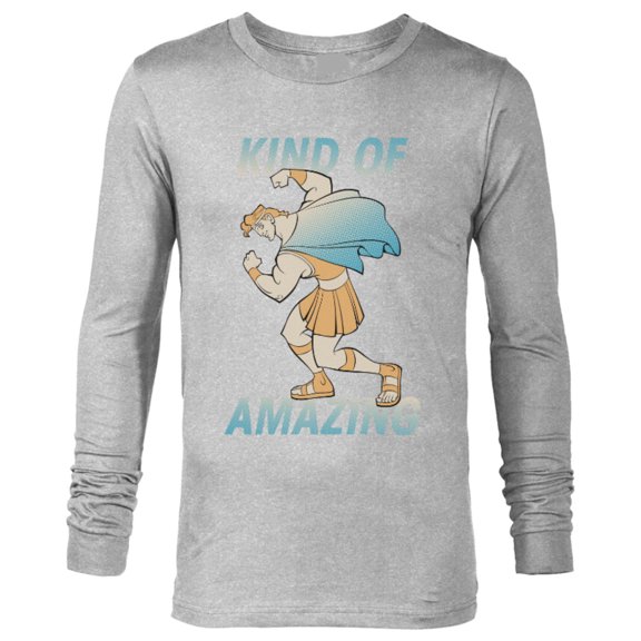 Disney Hercules Kind of Amazing T-Shirt - Long Sleeve T-Shirt for Men - Customized-Athletic Heather