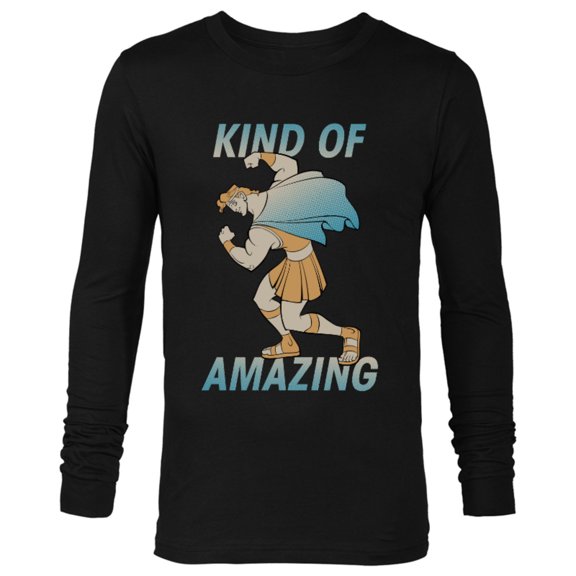 Disney Hercules Kind of Amazing T-Shirt - Long Sleeve T-Shirt for Men - Customized-Black