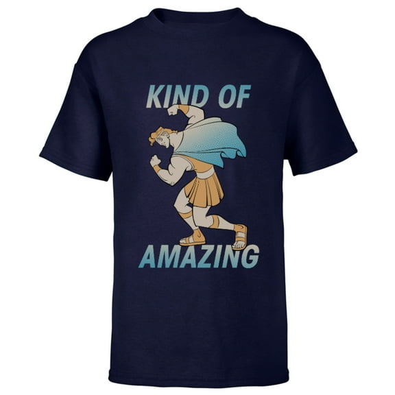 Disney Hercules Kind of Amazing T-Shirt - Short Sleeve T-Shirt for Kids - Customized-Navy