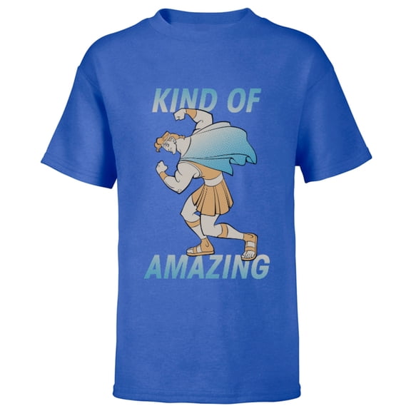 Disney Hercules Kind of Amazing T-Shirt - Short Sleeve T-Shirt for Kids - Customized-Royal