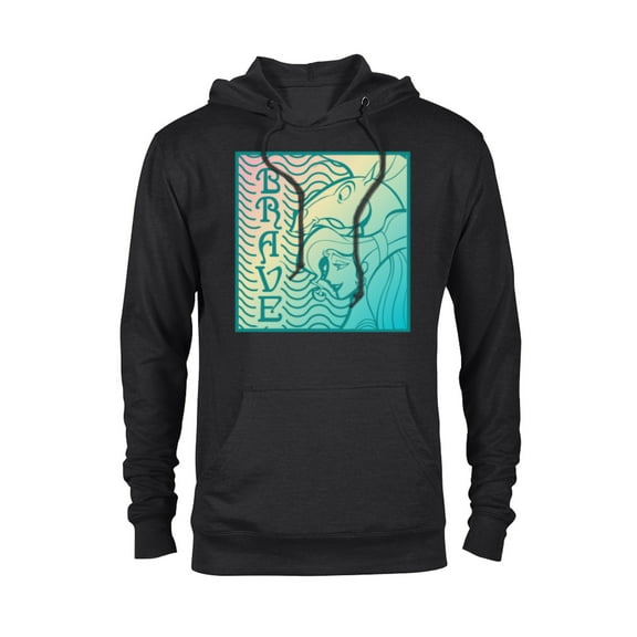 Disney Hercules Meg Megara Pegasus Brave - Pullover Hoodie for Adults - Customized-Black