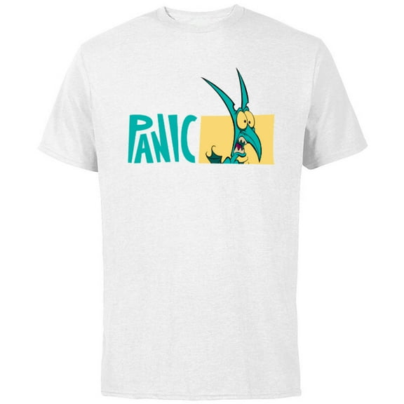 Disney Hercules Panic - Short Sleeve Cotton T-Shirt for Adults – Customized-White