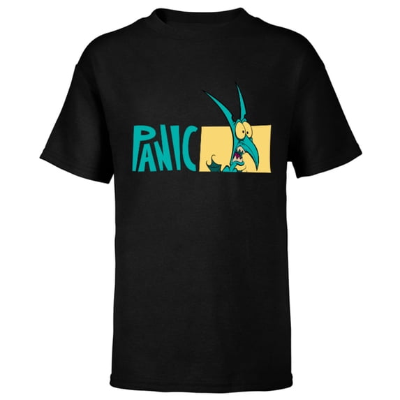 Disney Hercules Panic - Short Sleeve T-Shirt for Kids – Customized-Black