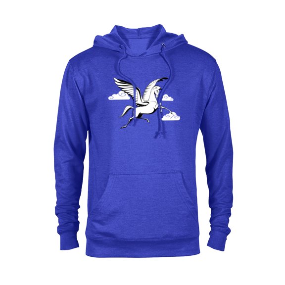 Disney Hercules Pegasus Winged Horse - Pullover Hoodie for Adults – Customized-Royal Heather