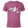 thumbnail image 1 of Disney Hercules Pegasus Winged Horse - Short Sleeve Blended T-Shirt for Adults – Customized-Purple, 1 of 5