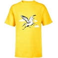 thumbnail image 1 of Disney Hercules Pegasus Winged Horse - Short Sleeve T-Shirt for Kids – Customized-Yellow, 1 of 5