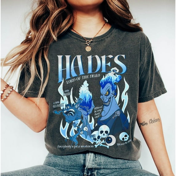 Disney Hercules Villains Hades Shirt, Hades Lord Of The Dead T-shirt, Comfort Colors Tee, Birthday Gift Shirts, Disneyland Family Trip, Mustard Color, Size S