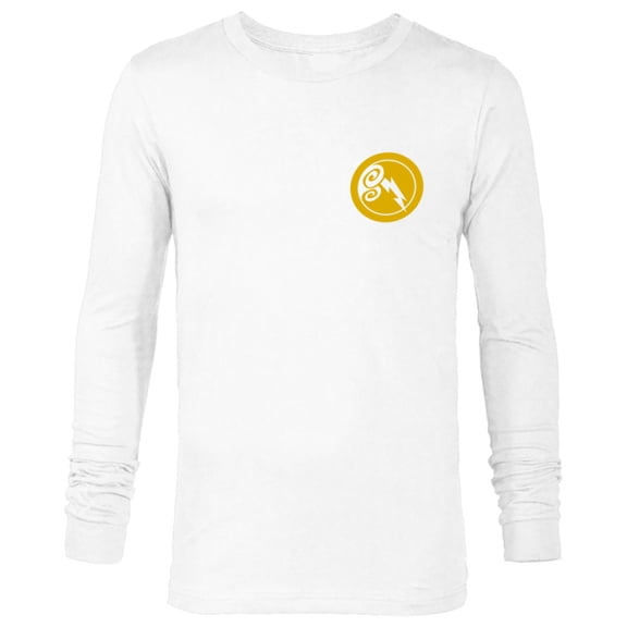 Disney Hercules Zeus Lightning Bolt - Long Sleeve T-Shirt for Men – Customized-White