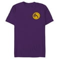 thumbnail image 1 of Disney Hercules Zeus Lightning Bolt - Short Sleeve Blended T-Shirt for Adults – Customized-Purple, 1 of 5
