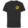 thumbnail image 1 of Disney Hercules Zeus Lightning Bolt - Short Sleeve Cotton T-Shirt for Adults - Customized-Black, 1 of 5
