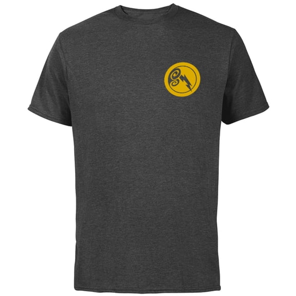 Disney Hercules Zeus Lightning Bolt - Short Sleeve Cotton T-Shirt for Adults - Customized-Charcoal