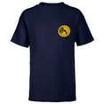 thumbnail image 1 of Disney Hercules Zeus Lightning Bolt - Short Sleeve T-Shirt for Kids – Customized-Navy, 1 of 5